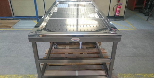 Washing Tables manufactured and pressed from 316 Stainless Steel. Fabricated for a Mosque in Sunderland